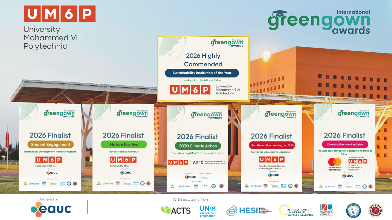 UM6P distinguée lors des International Green Gown